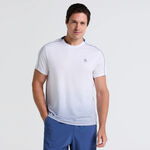 Original Penguin ODZIEŻ Original Penguin Performance Net Block Koszulka Mężczyźni-Biały