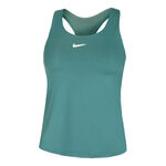 Nike ODZIEŻ Nike Dri-Fit Swoosh Tank top Kobiety - ciemnozielony, 