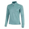 Road Winter 1/2 Zip Mid Layer Koszulka do biegania Kobiety - szałwia, 