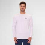 BIDI BADU ODZIEŻ BIDI BADU Crew Roundneck Długi Rękaw Mężczyźni-Biały