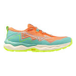 Mizuno Buty do biegania Mizuno Wave Daichi 9                   But trailowy Kobiety-czerwony