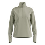 Odlo ODZIEŻ Odlo Essential Thermal Midlayer 1/2 Zip Koszulka do biegania Kobiety - oliwka, 