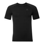Odlo ODZIEŻ Odlo Performance Warm Eco BI Top Crew Neck Koszulka Mężczyźni - czarny, 