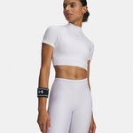 Under Armour Koszulka Under Armour HeatGear Crop Koszulka Kobiety-biały, szary