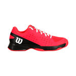 Wilson Buty tenisowe Wilson RUSH PRO AC Buty Do Tenisa Allcourt Dzieci-R&oacute;żowy,Czarny