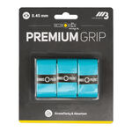 Tennis-Point Owijki Tennis-Point Premium Grip Opakowanie 3 Szt.-Niebieski