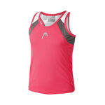 HEAD ODZIEŻ HEAD 22 Tank Top Dziewczynki-Różowy