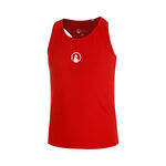 Quiet Please ODZIEŻ Quiet Please Racerback Tank Top Dziewczynki-Czerwony,Biały