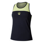 Quiet Please ODZIEŻ Quiet Please Perspectives Racerback Tank Top Kobiety-Ciemnoniebieski