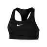 Swoosh Medium Stanik Sportowy Kobiety-Czarny