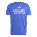 adidas ODZIEŻ adidas Tennis New York Koszulka Mężczyźni - niebieski, wielokolorowy