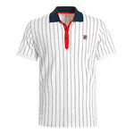 Fila ODZIEŻ Fila Stripes Polo Mężczyźni-Biały,Ciemnoniebieski