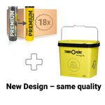 Tennis-Point Premium Tennisball 4er 18 Dosen im Umkarton plus Balleimer eckig