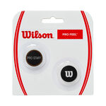 Wilson Akcesoria do rakiet Wilson Pro Staff Pro Feel Pro Staff Amortyzatory Opakowanie 2 szt.-czarny,srebrny