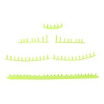 HEAD Akcesoria do rakiet HEAD Extreme MP L,Extreme Team Zestaw Pask&oacute;w Z Oczkami-Limonka