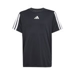 adidas ODZIEŻ adidas Training Essentials 3 Stripes Koszulka Dzieci-Czarny,Biały