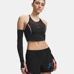Under Armour Top do biegania Under Armour Velociti Elite Crop  Koszulka do biegania Kobiety-czarny, r&oacute;żowy