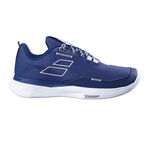 Babolat Buty tenisowe Babolat Sfx Evo Carpet But Do Dywanów Mężczyźni-Ciemnoniebieski,Biały